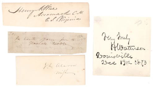 CONFEDERATE GENERALS (4)