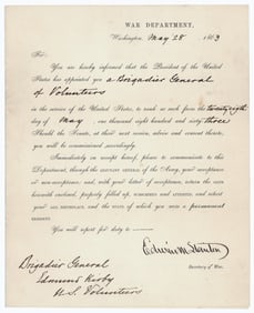 EDMUND KIRBY'S PROMOTION TO BRIGADIER GENERAL