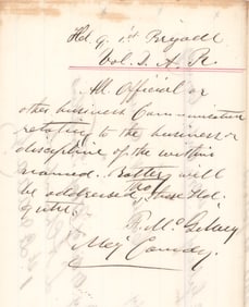 (GETTYSBURG) FREEMAN MCGILVERY