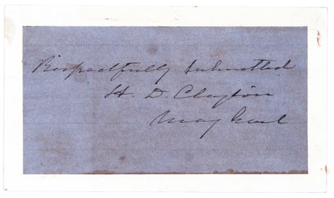 HENRY D. CLAYTON