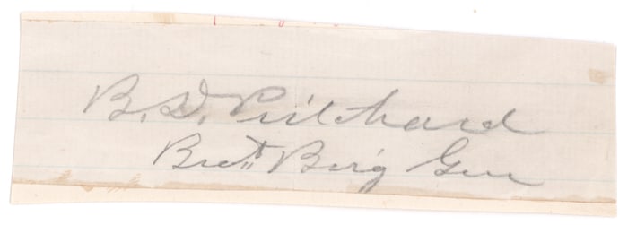 (CAPTOR OF JEFFERSON DAVIS) BENJAMIN D. PRITCHARD