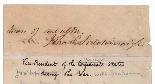 JOHN C. BRECKINRIDGE