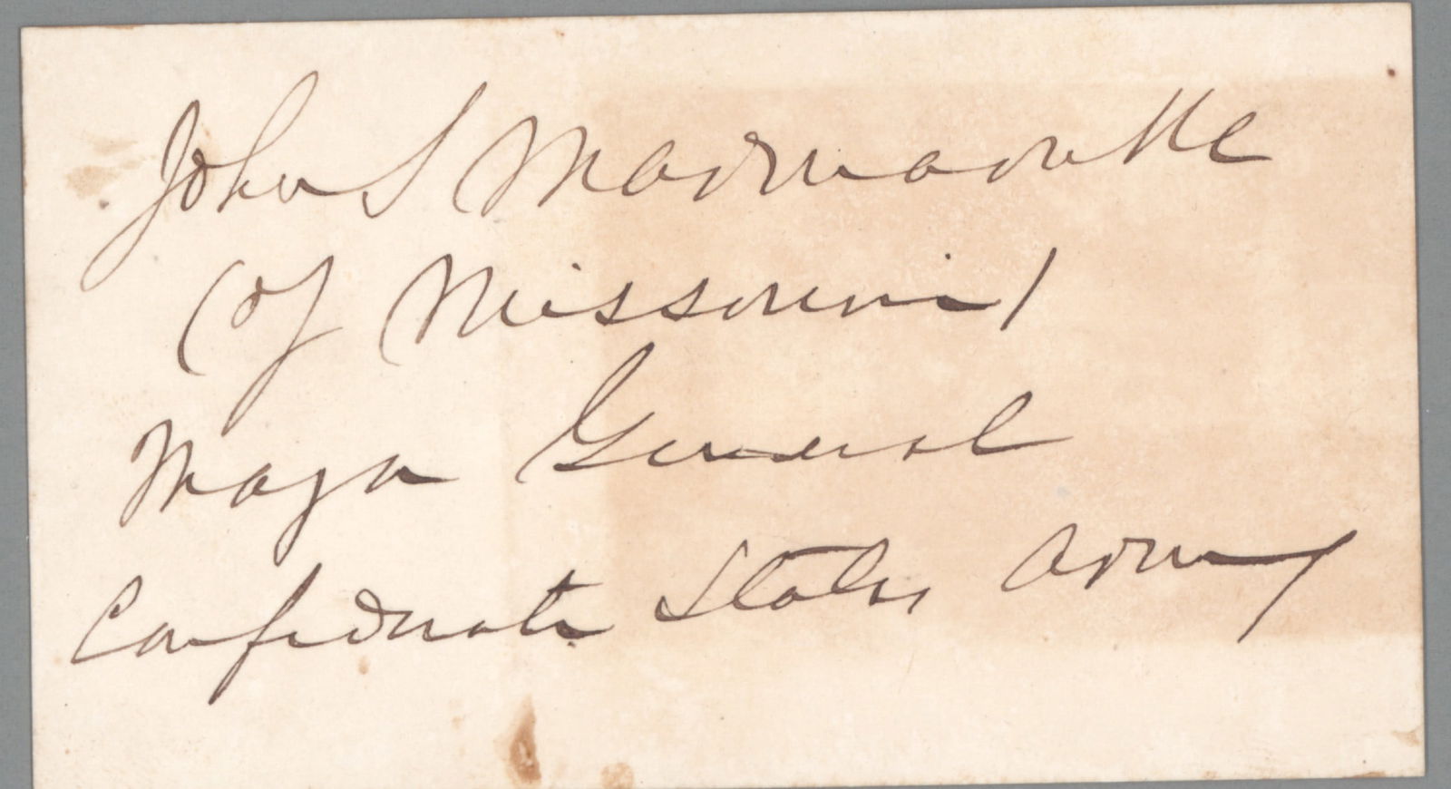 JOHN S. MARMADUKE (1 of 1)