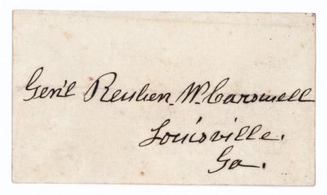 REUBEN W. CARSWELL