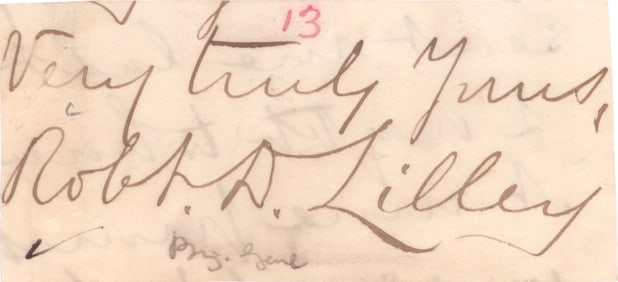 ROBERT D. LILLEY