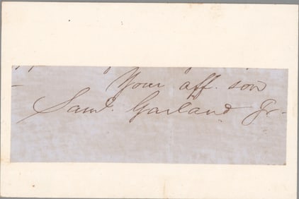 SAMUEL GARLAND, JR.