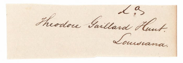 THEODORE G. HUNT
