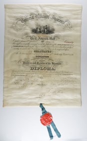 VIRGINIA MILITARY INSTITUTE DIPLOMA