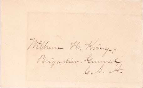 WILBURN H. KING