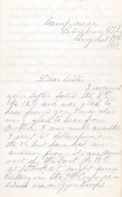 UNION SOLDIER WRITES ABOUT EXPLOSION IN PETERSBURG