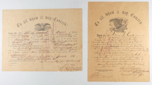 TWO DISCHARGES FOR THE SAME SOLDIER