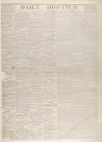 ‘RICHMOND DAILY DISPATCH’, 1862 COMPLETE RUN