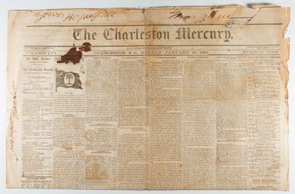 CHARLESTON MERCURY NEWSPAPER