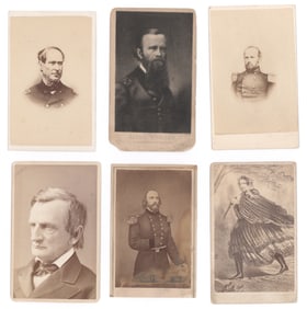 CIVIL WAR CDV COLLECTION (6)