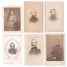CIVIL WAR CDV COLLECTION (6)