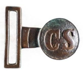 CONFEDERATE BELT PLATE PART