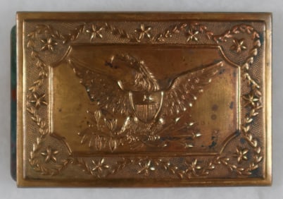 POST CIVIL WAR EAGLE BELT BUCKLE