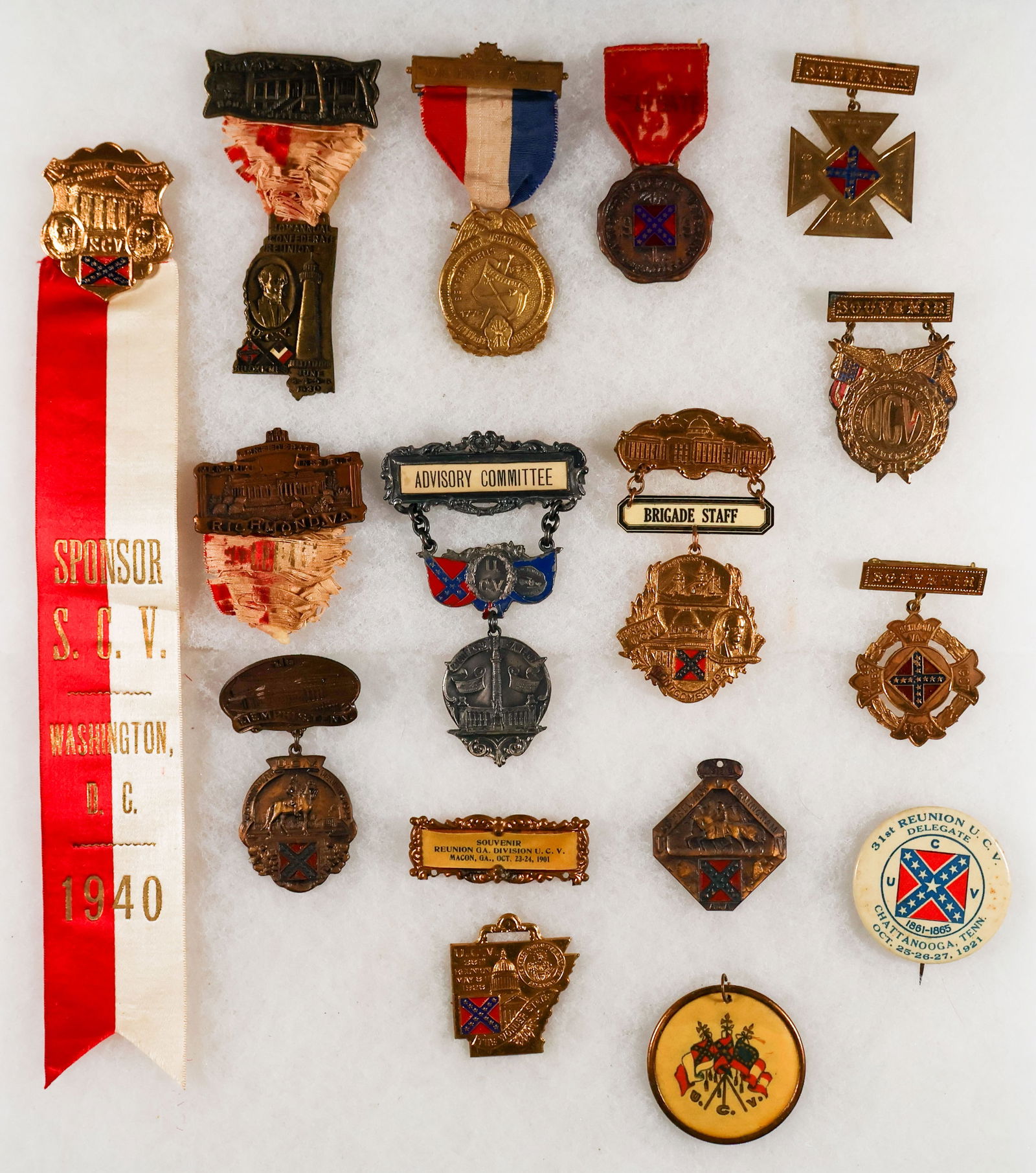 CIVIL WAR REUNION BADGES (16) (1 of 7)