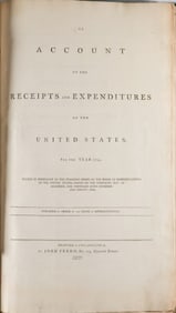 'AN ACCOUNT OF THE RECEIPTS AND EXPENDITURES OF THE UNITED STATES', 1794