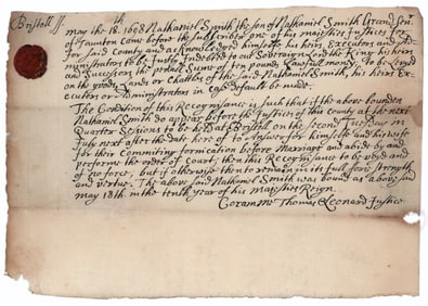 'FORNICATION' IN 1698