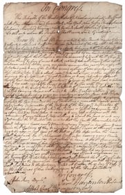 FAIR COPY OF A PRIVATEER'S COMMISSION