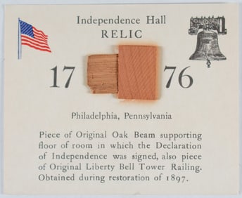 INDEPENDENCE HALL RELICS