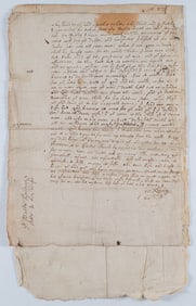 PERIOD FAIR COPY OF SIR WALTER RALEIGH'S 'LAST' LETTER TO HIS WIFE