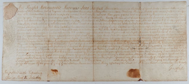 THOMAS FAIRFAX, SIXTH LORD FAIRFAX