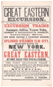 ‘GREAT EASTERN EXCURSION’ POSTER