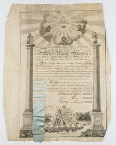 MASTER MASON AWARD, 1793