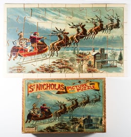 CA. 1890 CHRISTMAS PUZZLE