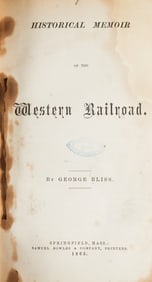 ‘HISTORICAL MEMOIR OF THE WESTERN RAILROAD’