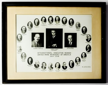UNITED MINE WORKERS OF AMERICA EXECUTIVE BOARD COLLAGE