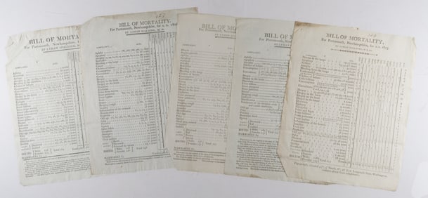 BILLS OF MORTALITY (5)