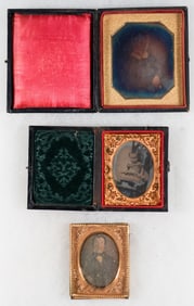 DAGUERREOTYPES AND AN AMBROTYPE (3)