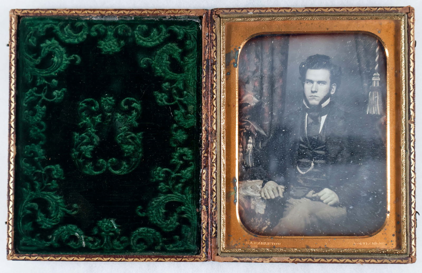 AMBROTYPE IN LEATHER CASE (1 of 2)