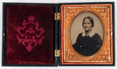 AMBROTYPE PRESENTED IN FIREMAN CASE
