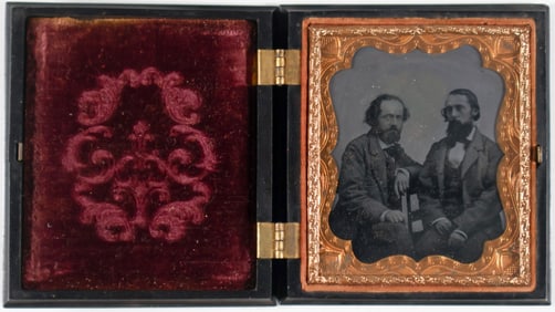 BEARDED BROTHERS DAGUERREOTYPE