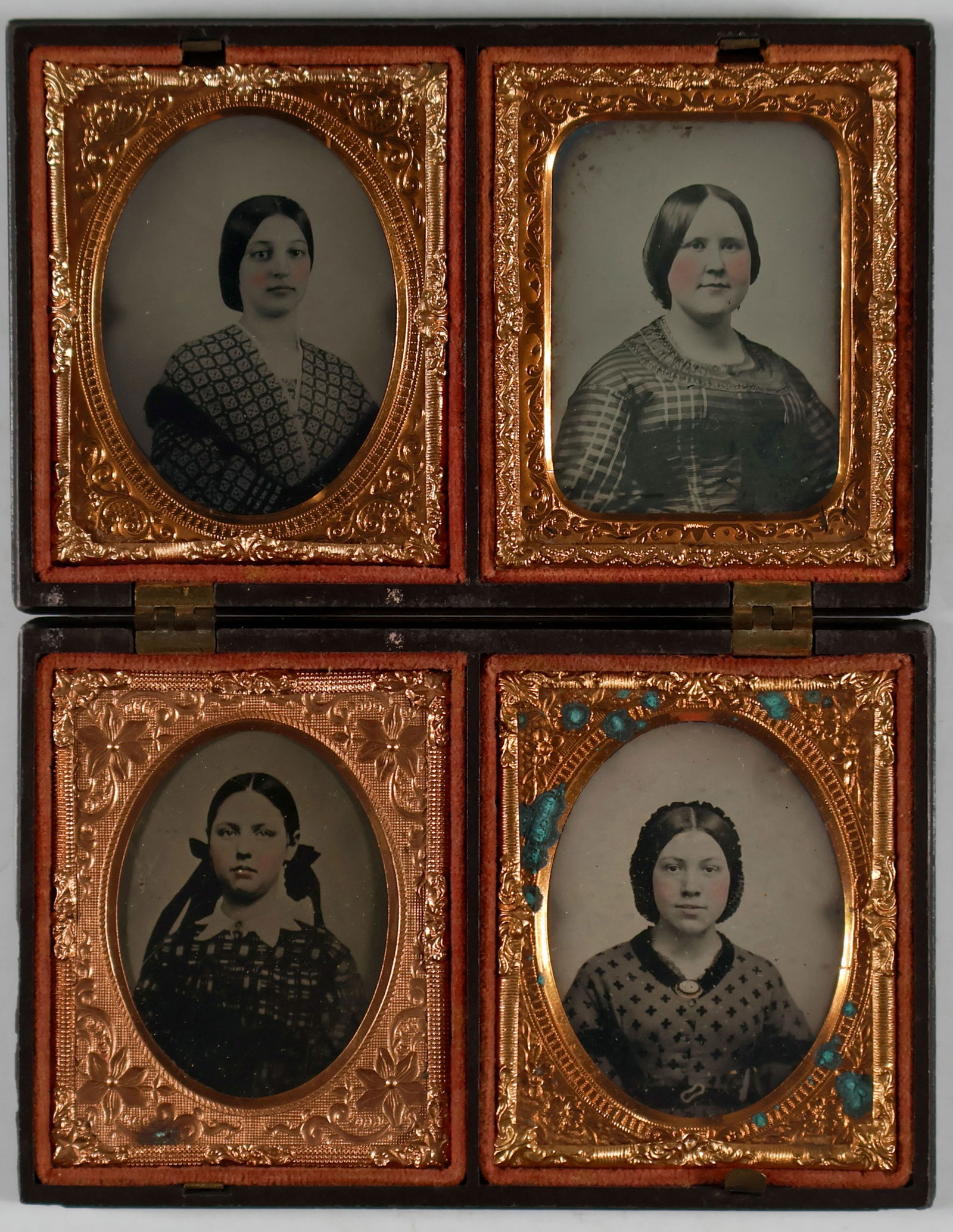 MOTHER-DAUGHTER DAGUERREOTYPES (4) (1 of 2)