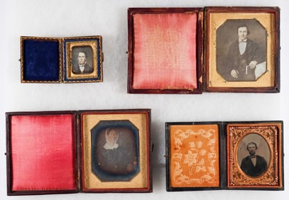FOUR DAGUERREOTYPES (4)