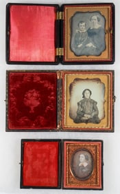 TWO DAGUERREOTYPES AND AN AMBROTYPE (3)