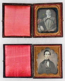 TWO DAGUERROTYPE PORTRAITS (2)