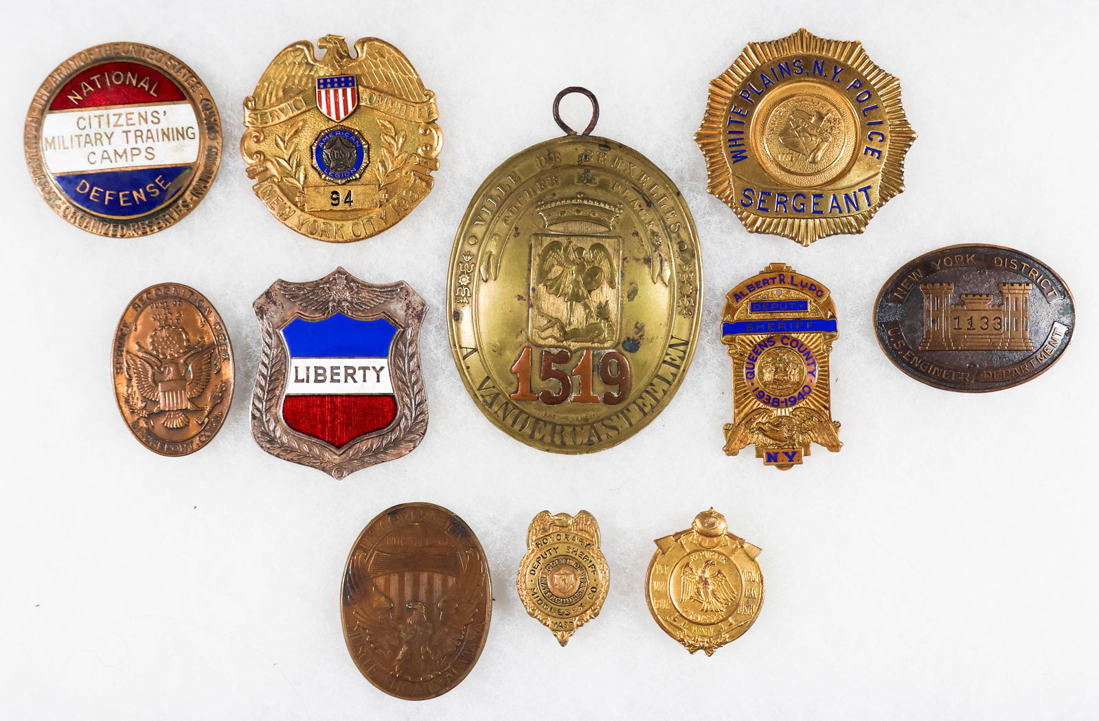 POLICE AND RELATED BADGES (11) (1 of 7)