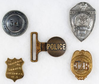 SECURITY ORGANIZATION BADGES (5)
