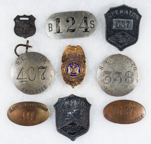 AMERICAN EMPLOYEE BADGES (9)