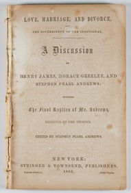 'LOVE, MARRIAGE, AND DIVORCE AND THE SOVEREIGNTY OF THE INDIVIDUAL'