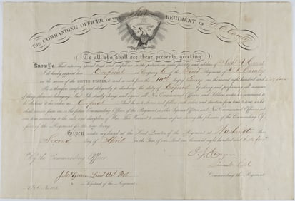 LEADER OF THE MEN WHO TRACKED DOWN JOHN WILKES BOOTH