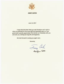 JAMES E. CARTER AND ROSALYNN CARTER