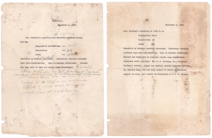 FLORENCE HARDING'S CRITICAL ILLNESS