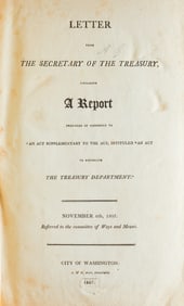 ‘REPORTS FROM FIRST SESSION OF 10TH CONGRESS 1807-1808’